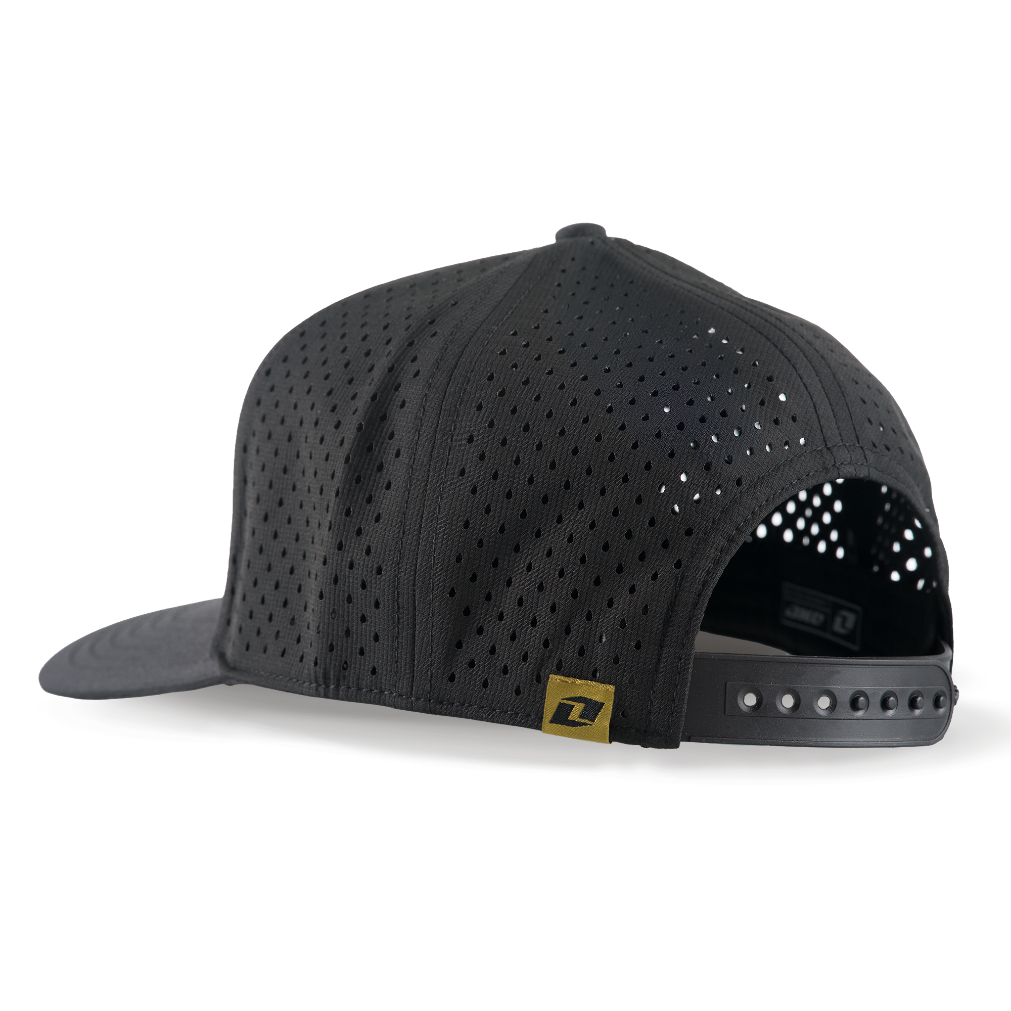 Lightweight Quick Dry Snapback Hat Performance Baseball Cap Unisex Black Performance Snapback | Lightweight Summer Hat main image 2