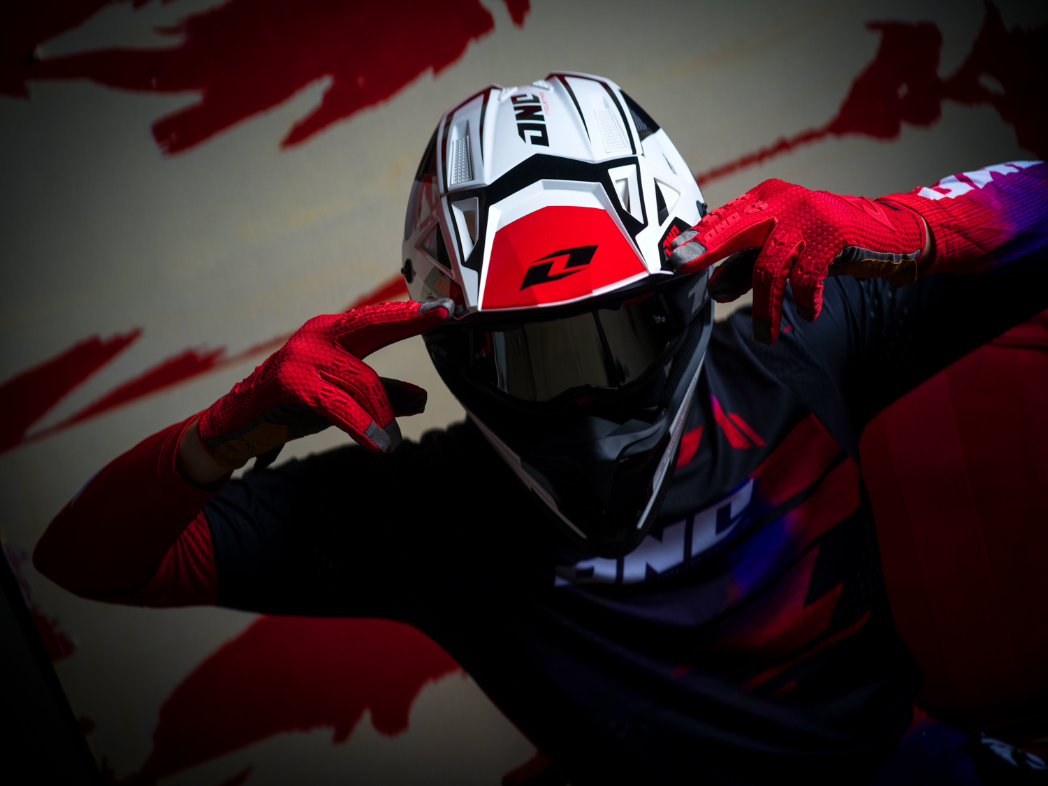 X-297 HELMET - TAZER RED – ONE Industries