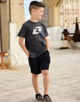 YOUTH Graffiti Tee - Charcoal