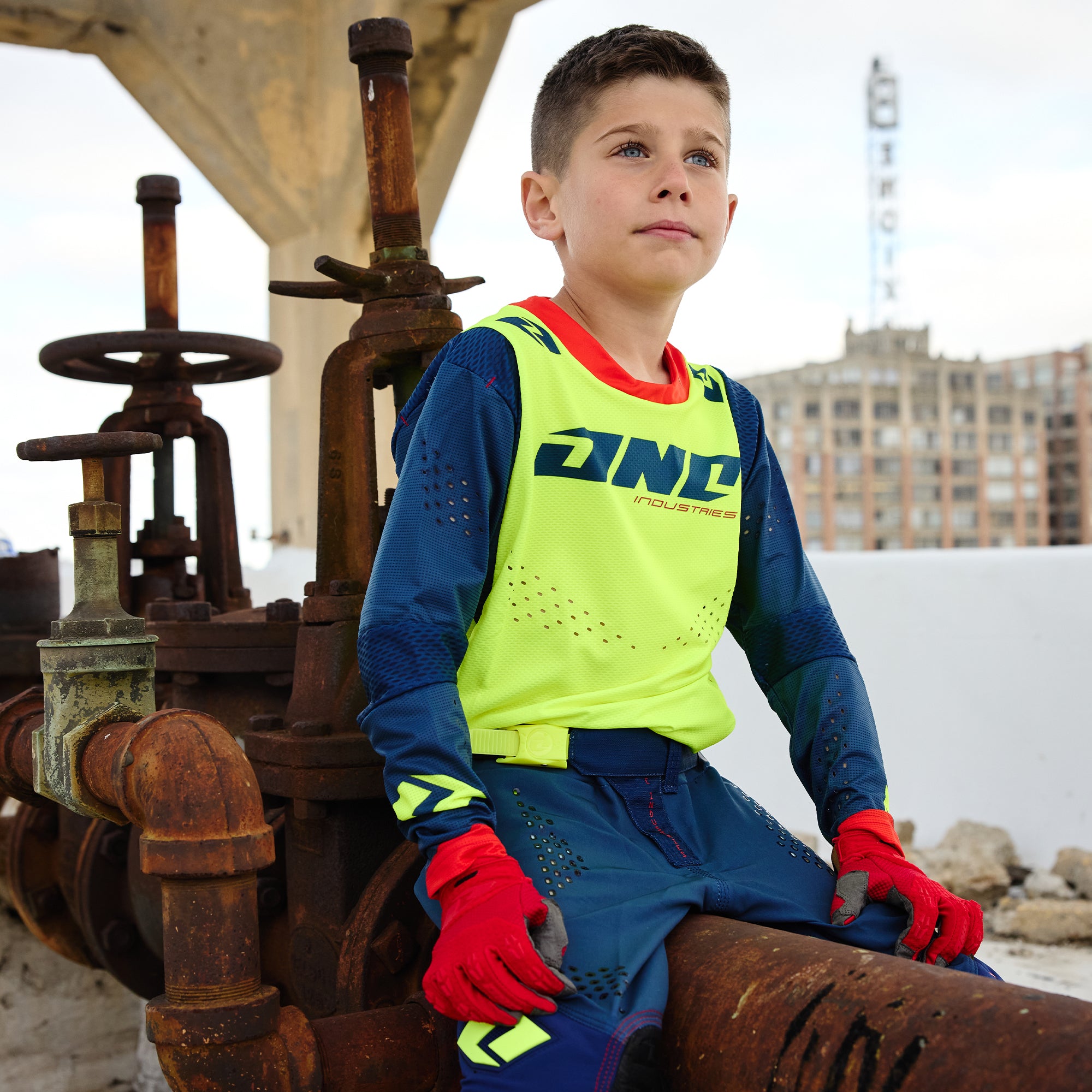 X-197 Youth Jersey - NEON NAVY – ONE Industries X-197 Youth Jersey - NEON NAVY – ONE Industries