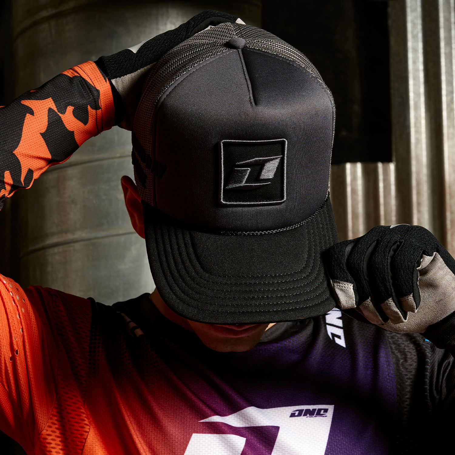 CUBE - Gray / Black Hat – ONE Industries