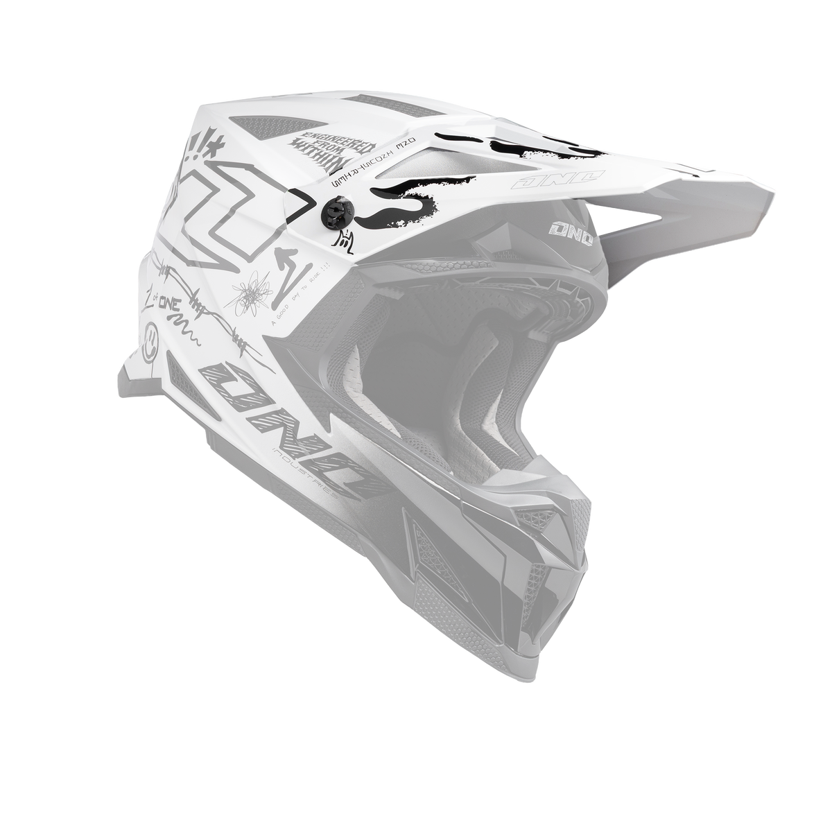 REPLACEMENT X-297 VISOR TATTED